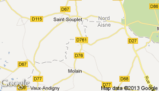 Plan de Saint-Martin-Rivière