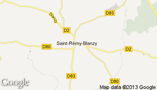 Plan de Saint-Rémy-Blanzy