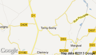 Plan de Terny-Sorny