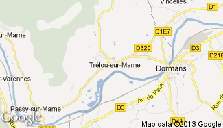 Plan de Trélou-sur-Marne