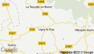 Plan de Ugny-le-Gay