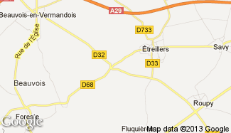 Plan de Vaux-en-Vermandois