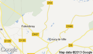 Plan de Verneuil-sous-Coucy