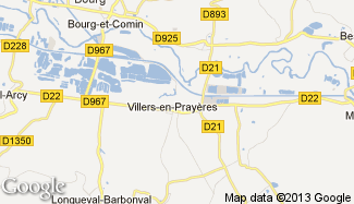 Plan de Villers-en-Prayères