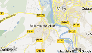 Plan de Bellerive-sur-Allier