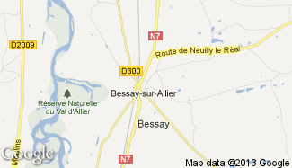 Plan de Bessay-sur-Allier