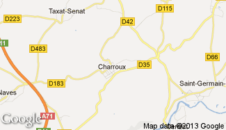 Plan de Charroux