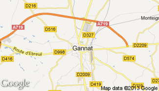 Plan de Gannat