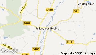 Plan de Jaligny-sur-Besbre