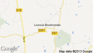 Plan de Louroux-Bourbonnais