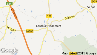 Plan de Louroux-Hodement