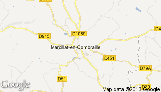 Plan de Marcillat-en-Combraille