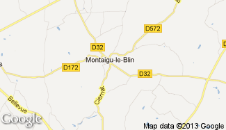 Plan de Montaigu-le-Blin