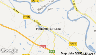 Plan de Pierrefitte-sur-Loire