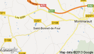 Plan de Saint-Bonnet-de-Four