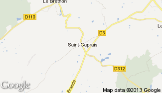 Plan de Saint-Caprais