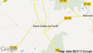 Plan de Saint-Didier-la-Forêt