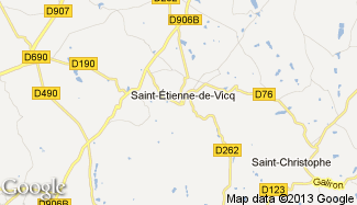 Plan de Saint-Étienne-de-Vicq