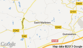 Plan de Saint-Martinien