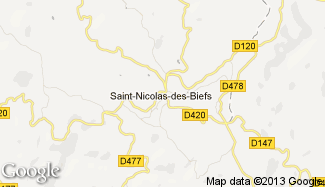 Plan de Saint-Nicolas-des-Biefs