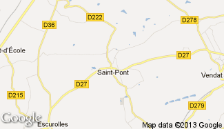 Plan de Saint-Pont
