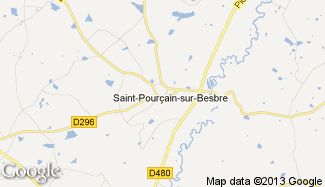 Plan de Saint-Pourçain-sur-Besbre