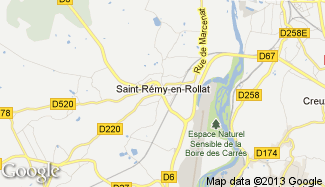 Plan de Saint-Rémy-en-Rollat