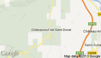 Plan de Châteauneuf-Val-Saint-Donat