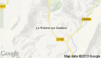 Plan de La Robine-sur-Galabre