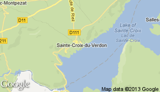 Plan de Sainte-Croix-du-Verdon
