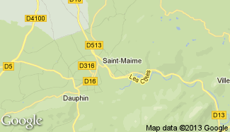 Plan de Saint-Maime