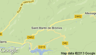 Plan de Saint-Martin-de-Brômes