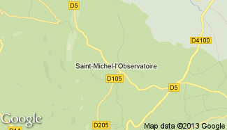 Plan de Saint-Michel-l'Observatoire