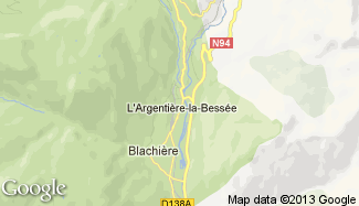 Plan de L'Argentière-la-Bessée