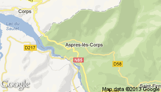 Plan de Aspres-lès-Corps