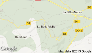 Plan de La Bâtie-Vieille