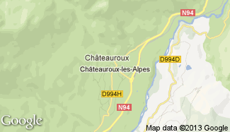 Plan de Châteauroux-les-Alpes