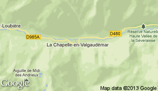 Plan de La Chapelle-en-Valgaudémar