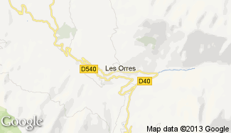 Plan de Les Orres