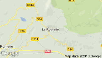 Plan de La Rochette