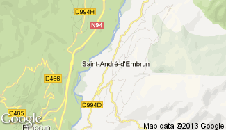 Plan de Saint-André-d'Embrun