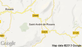 Plan de Saint-André-de-Rosans