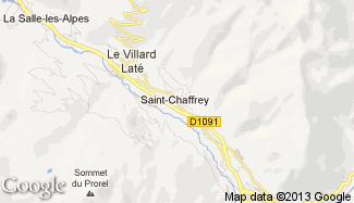 Plan de Saint-Chaffrey