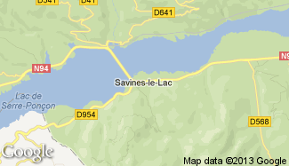 Plan de Savines-le-Lac