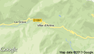 Plan de Villar-d'Arêne