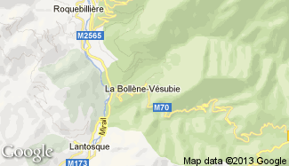 Plan de La Bollène-Vésubie