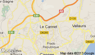 Plan de Le Cannet