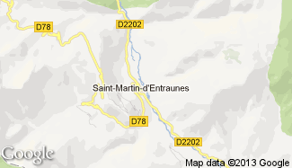 Plan de Saint-Martin-d'Entraunes