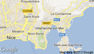 Plan de Villefranche-sur-Mer