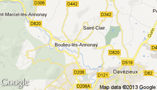 Plan de Boulieu-lès-Annonay